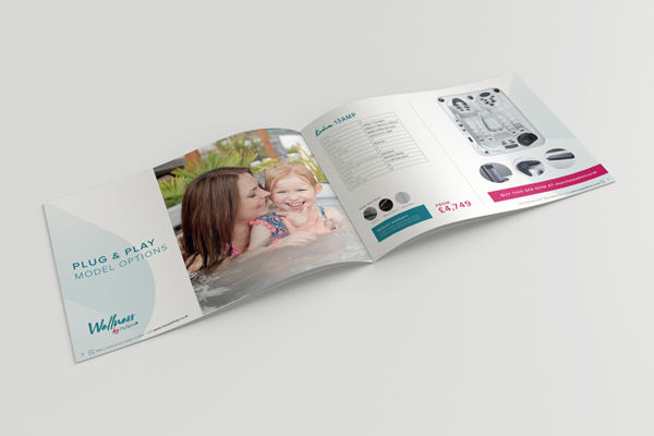 MySpa Wellness Brochure Design